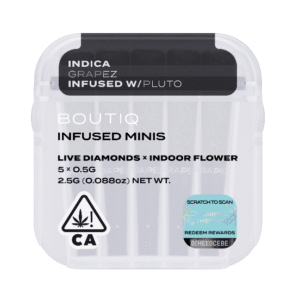 Boutiq Infused Minis Pre Rolls Grapez x Pluto